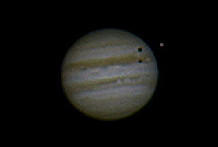 Transit of Jupiter's moons