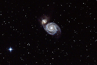 The M51 Whirlpool galaxy